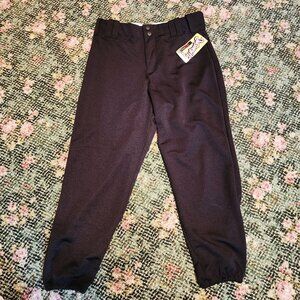 Soffe Intensity Girl's M Black Softball/Baseball Pants NWT #596